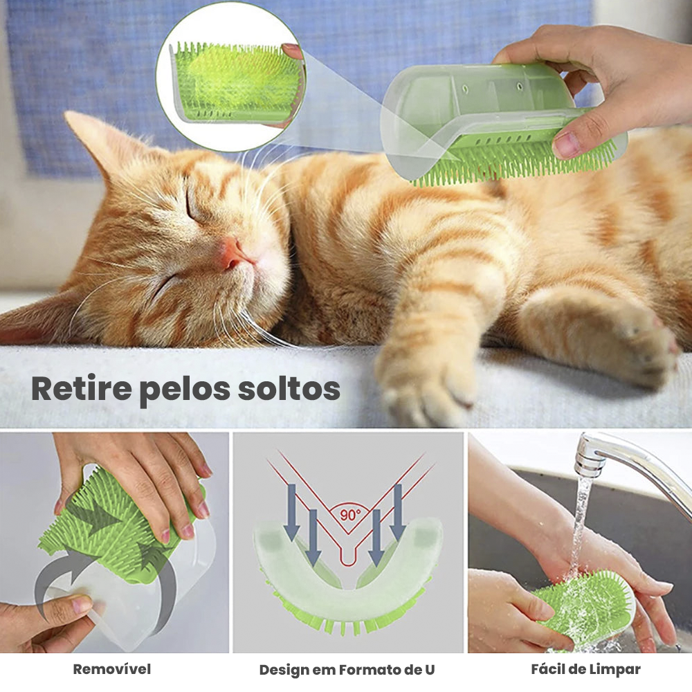 Arranhador e Massageador para Gatos